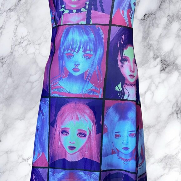 Dolls Kill Current Mood E-Girl Ego Mini Dress - Picture 12 of 12